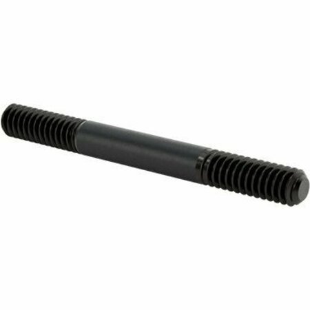 BSC PREFERRED Left-Hand to Right-Hand Male Thread Adapter Black-Oxide Steel 1/4-20 Thread 2-1/2 Long 94455A116